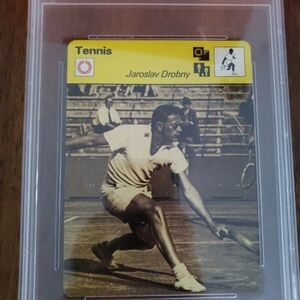 Jaroslav Drobny 1977-79 Sportscaster Mint PSA 9 TENNIS